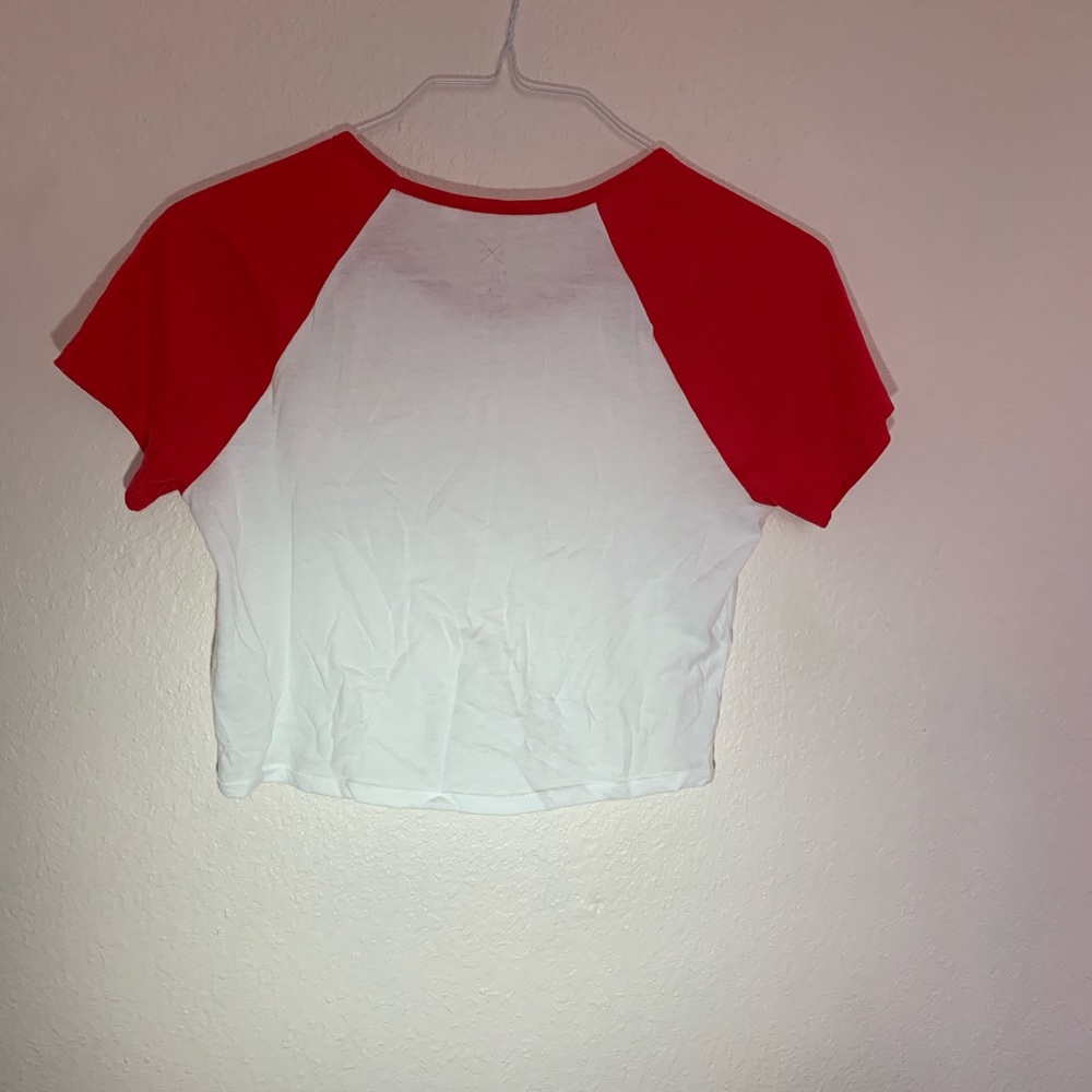 Red Baseball Tee from PacSun - Picture 3 of 3